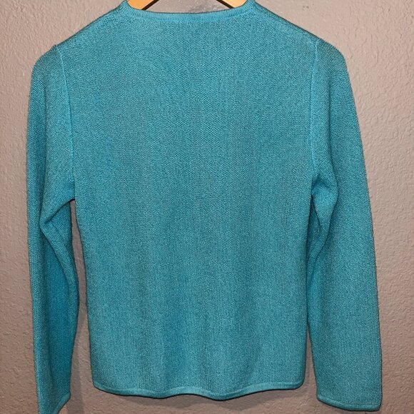 LINKS FASHION'S 100% BABY ALPACA Vintage Cardigan Sweater - Made in Peru - Small - Picture 5 of 9